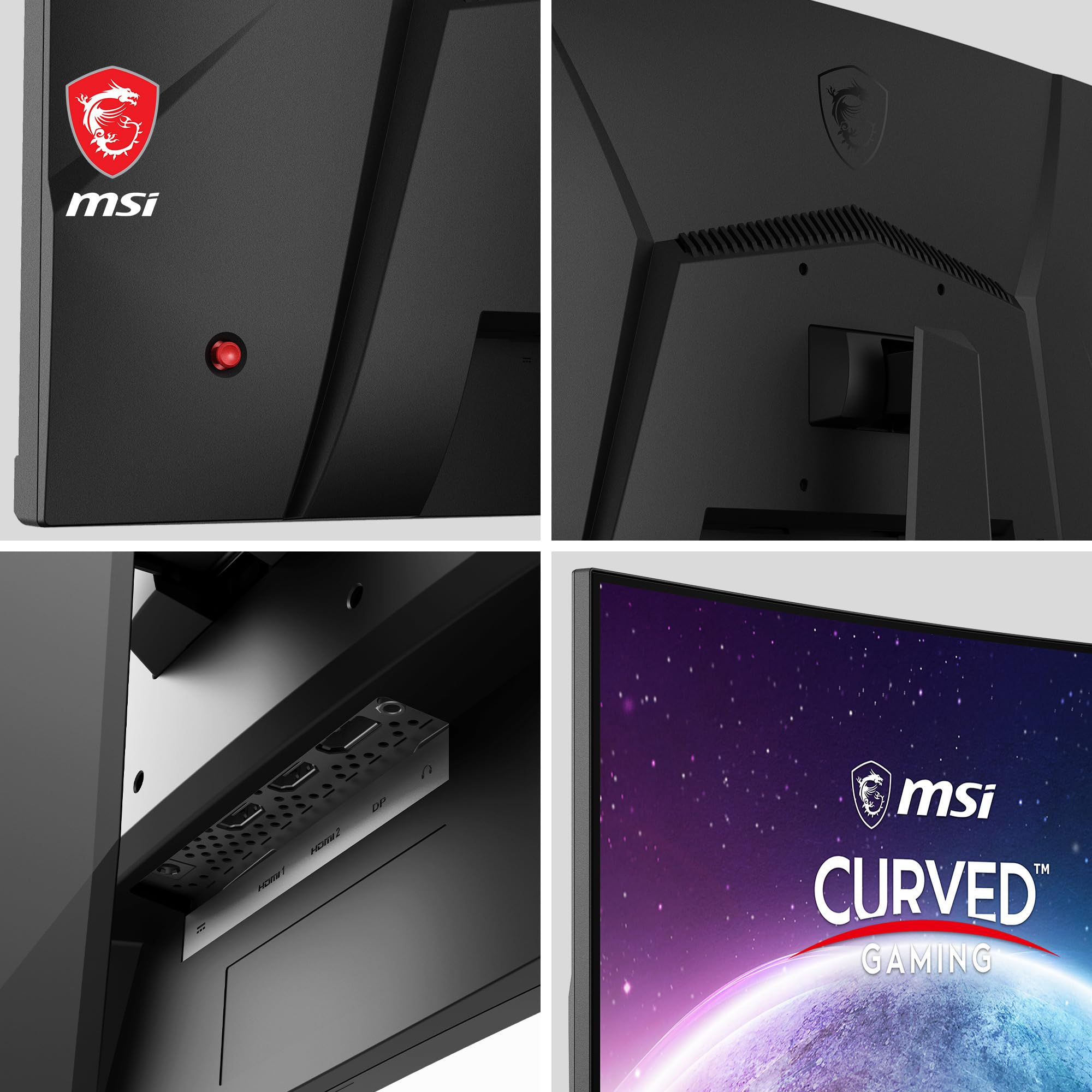 MSI G24C4 E2 24-Inch Full HD Curved Gaming Monitor - Professional